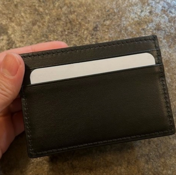 NWT Gucci Card Case Leather Black - Picture 6 of 8